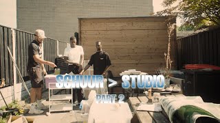 SCHUUR OMBOUWEN NAAR STUDIO  PART 2 [upl. by Bolitho]