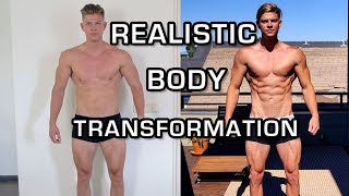 10 Week Natural Body Transformation  Student Aesthetics [upl. by Ainimreh]