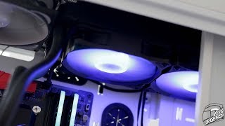 SilentiumPC Navis 240 RGB  CPU Cooler Review [upl. by Hesta103]