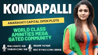 Amaravti Capital Open plots Kondapalli Plots Ibrahimpatnam Open Plots FOR Sale APCRDA 80 Bank Loan [upl. by Hailahk]