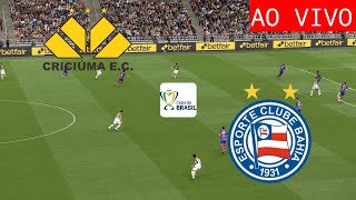 🔴AO VIVO  CRICIÚMA X BAHIA AO VIVO COM IMAGENS  COPA DO BRASIL 2024  ASSISTIR O JOGO [upl. by Baugh]