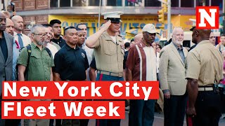 Inside New York City Fleet Week As Marines Descend On The Big Apple [upl. by Nitsoj621]