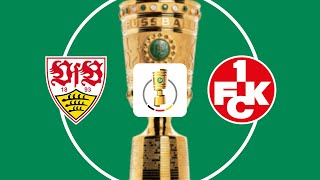 VfB Stuttgart  1 FC Kaiserslautern  DFB POKAL 2 Runde  LIVERADIO [upl. by Bohlin]