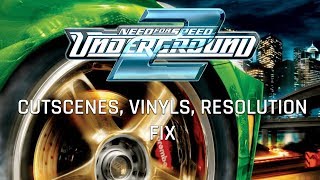 NFS Underground 2 Cutscenes Vinyls Resolution Fix [upl. by Lau]