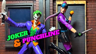 REVIEW DC MULTIVERSE JOKER amp PUNCHLINE TWOPACK  McFarlane Toys [upl. by Dorrie]