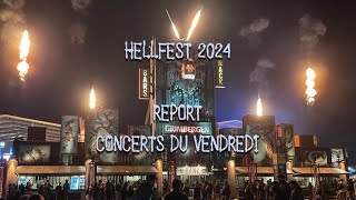 Hellfest 2024  Report des concerts du vendredi [upl. by Enailuj244]