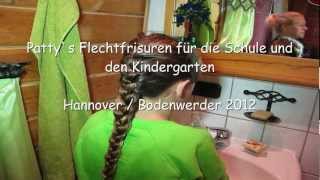 Französicher Zopf Flechten Tutorial Flechtfrisuren Anleitung Pattys Haarkunst [upl. by Maurene874]