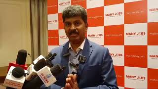 TN Industries Minister TRB Rajaa unveils matrimonycom’s new vertical manyjobscom [upl. by Anstice5]