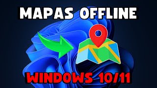 COMO USAR os MAPAS OFFLINE no PC WINDOWS 1011 🗺✅️ [upl. by Sheela]