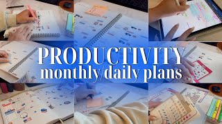 MAXIMIZING PRODUCTIVITY My Monthly Work Planner SetUp [upl. by Dorine]