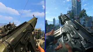 Dying Light vs Dying Light 2  Gun Gameplay Comparison [upl. by Ffoeg]