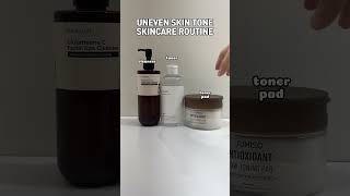 UNEVEN SKIN TONE SKINCARE ROUTINE ✨ koreanskincares [upl. by Gnus360]