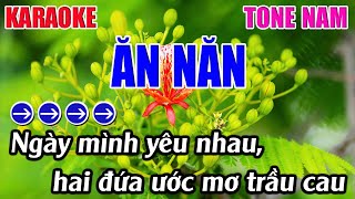 Ăn Năn Karaoke Tone Nam Karaoke 9999  Beat Mới [upl. by Shum]