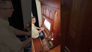 Orgel spielen  EG 432 Gott gab uns Atem damit wir leben [upl. by Nylkcaj]