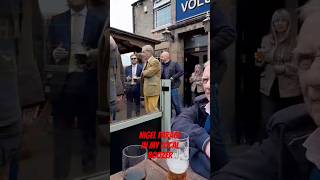 Nigel Farage having a pint in my local pub [upl. by Ordnasela]