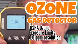 Ozone Detector for OSHA Ozone Exposure Limits FD90AO3LOW [upl. by Pardner]