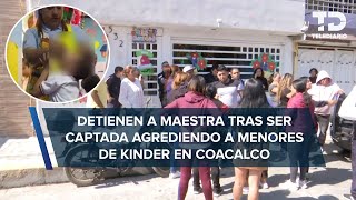 Captan a maestra jalando de las orejas a niños en escuela de Edomex padres piden investigar [upl. by Madelena]