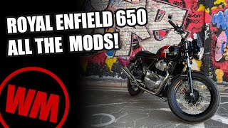 Royal Enfield Interceptor 650 Every Mod So Far [upl. by Aiciruam]