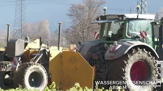 Acker Planieren Tirol mit Fendt Vario und Planierschild Bos KB5004 MEGA [upl. by Nort]