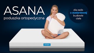 ASANA  innowacyjna poduszka ortopedyczna ONSEN zdrowykręgosłup poduszka [upl. by Dale818]