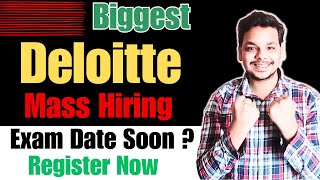 Deloitte Mass Hiring Announced  Biggest Direct OFF Campus Drive For 2024  2023  2022 Batch Hiring [upl. by Enisamoht665]