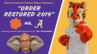 Clemson vs Alabama Marvel Avengers  quotORDER RESTOREDquot End Game Trailer for 2019 [upl. by Portwine]