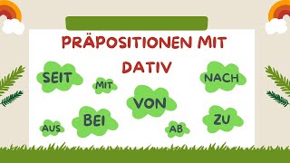 Präpositionen mit Dativ  Deutsch lernen [upl. by Erb]