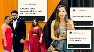 Armaan Malik ne humara Rishta toda 😨 Karwachauth ka fast rakha Sneha Sachdeva armaanmalik2154 [upl. by Germaun]