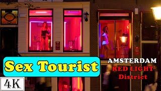 Amsterdam Red Light District Netherlands  Walking tour 2023【4K】 [upl. by Nali]