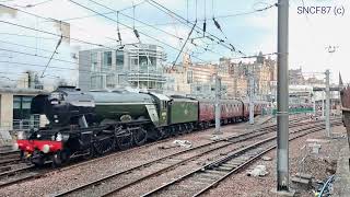 Flying Scotsman no 60103 at Linlithgow and Edinburgh Waverley  3rd July 2023 [upl. by Gertrudis]