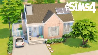 Modern Scandinavian House  No CC  Sims 4 Speed Build [upl. by Ruhl451]