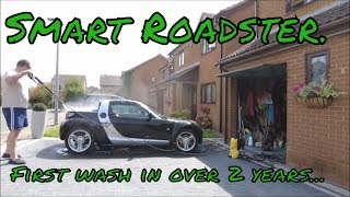 Smart Roadster  First wash in 2 over years  YouTubeHighFive [upl. by Reggy]