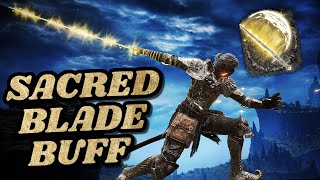 Elden Ring Sacred Blade Is Underrated After Its Recent Buff [upl. by Sholom]