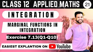 Ex 713Q1Q10  Marginal Functions  ML Aggarwal Class 12 Applied Maths [upl. by Marta]