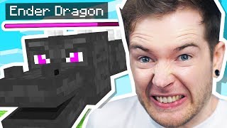 I FIGHT the ENDER DRAGON in Minecraft Hardcore [upl. by Anaderol]