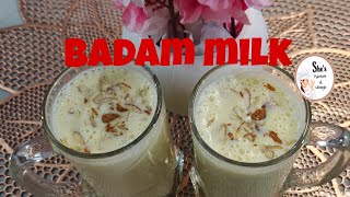 Badam milkBadamilk recipeAlmond milk recipesummer drink recipe [upl. by Kcor]