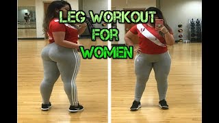 Leg Workout For Women How To Get Thicker Legs [upl. by Adnilemreh592]