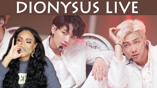 BTS  DIONYSUS LIVE PERFORMANCE REACTION [upl. by Iarised]