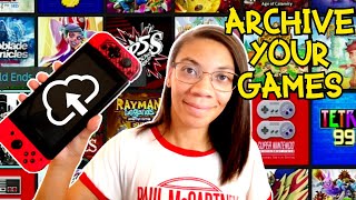 How To Archive Nintendo Switch Games To Free Up Space [upl. by Ainirtak500]