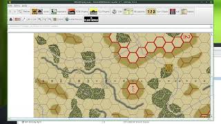 PanzerBlitz  Situation 3  Turn 1 [upl. by Eahsal]