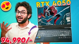 Fully Powered RTX 4050 Gaming Laptop Under 1 Lakh 😍 Acer Nitro 5 Intel Core i7 12650H [upl. by Attegroeg]