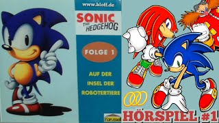 HÖRSPIEL Sonic the Hedgehog 1  HD  1991 Karussell Kassette  SEGA  KOMPLETT  bloffde [upl. by Aretak]