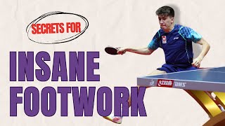 The Fastest Way To Improve Your Table Tennis Footwork  Andreas Levenko [upl. by Ahsats]