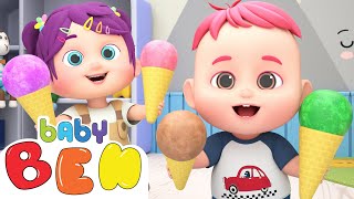 Ice Cream Song  More BenBen Nursery Rhymes amp Kids Songs [upl. by Netsirhc788]