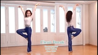 Clean Break Line Dance MJLD [upl. by Fariss234]