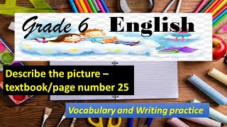 Grade 6  English lesson  textbookpage 25 [upl. by Reeva]