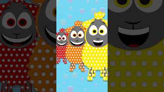 Big Bigger Biggest Song  POLKADOT SHEEP BabyBigMouth shorts kidssong dance toddler learn [upl. by Sikras]