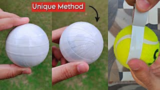 How to Tape a Tennis Ball for Cricket Match In Just 2  Minutes Tape Ball Tennis Ball Taping [upl. by Notecnirp]