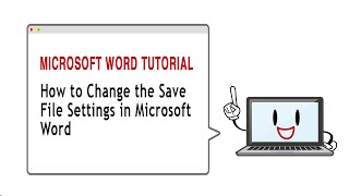 How To Change the Save File Setting in Microsoft Word 2010 [upl. by Ursula557]