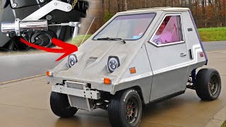 Modding out my Hayabusa Swapped Mini citicar Part 12 [upl. by Yttig465]